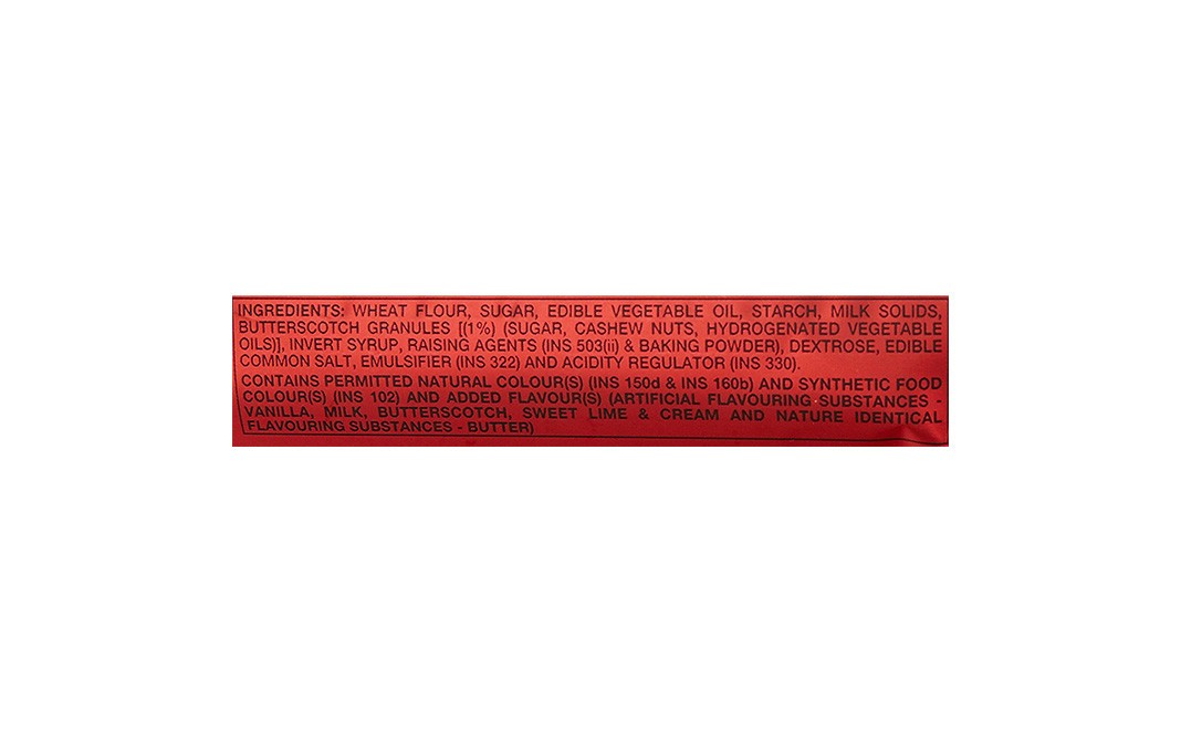 Sunfeast Dream Cream Butterscotch Zing Biscuits   Pack  120 grams